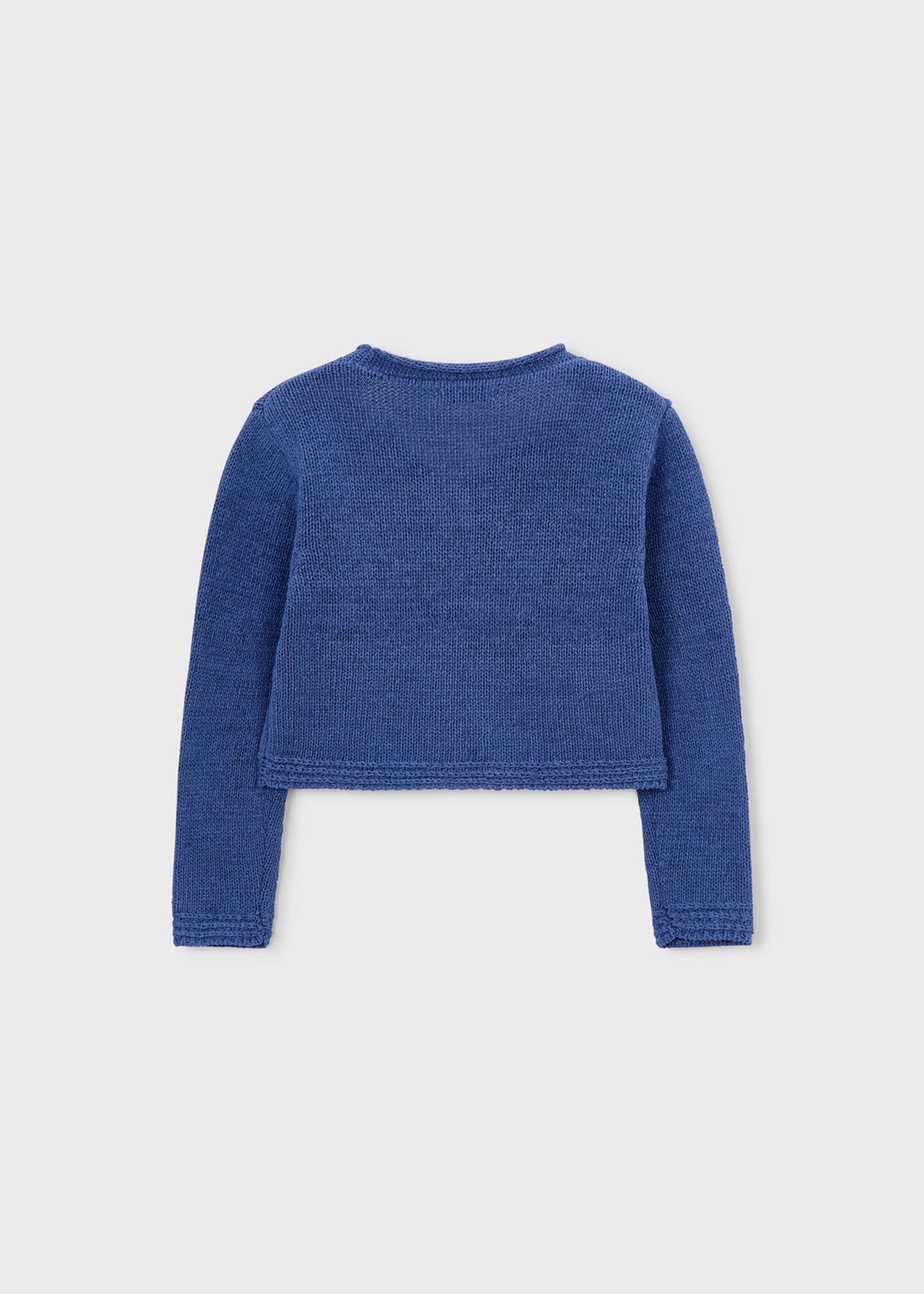 Blue One Button Cardigan