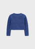 Blue One Button Cardigan