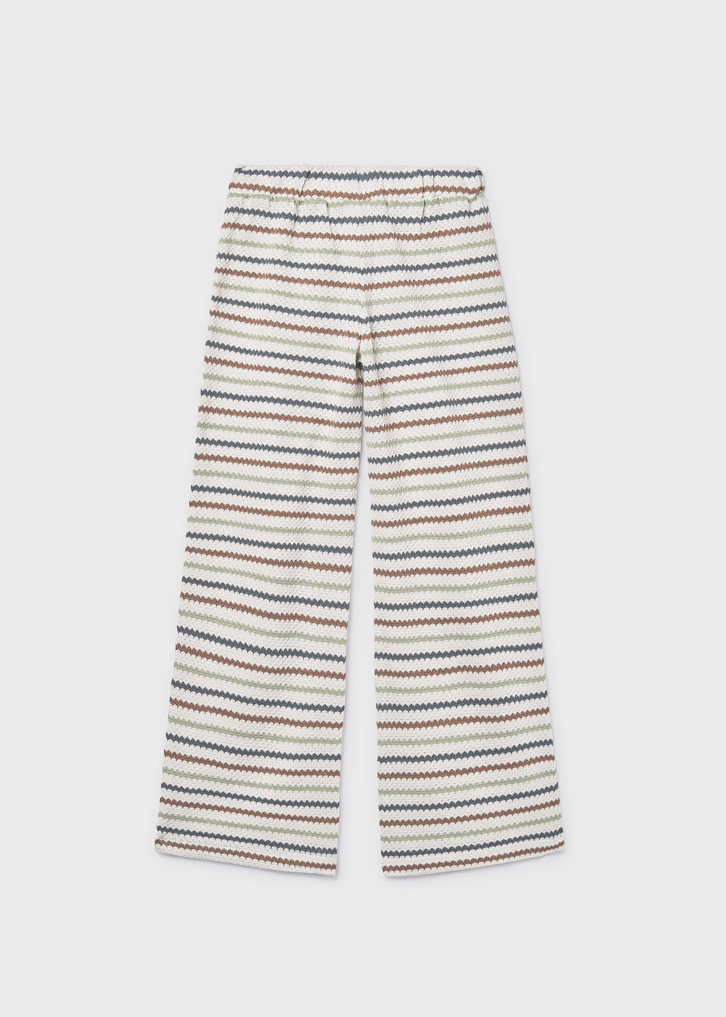 Multi Stripe Crochet Pants