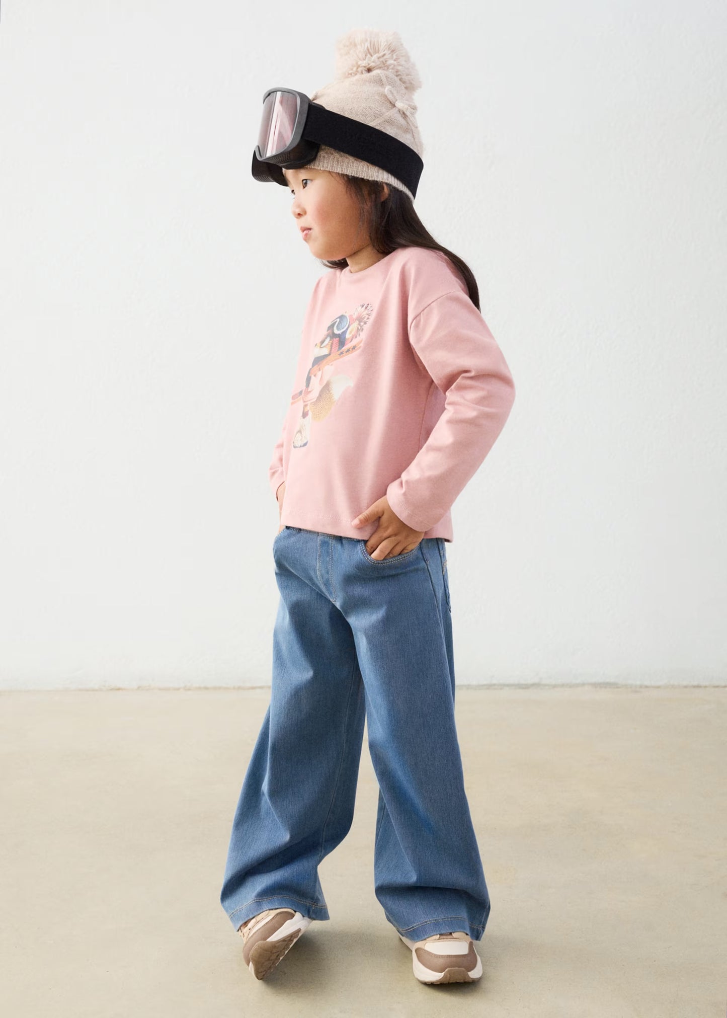 Wide Leg Chambray Pants