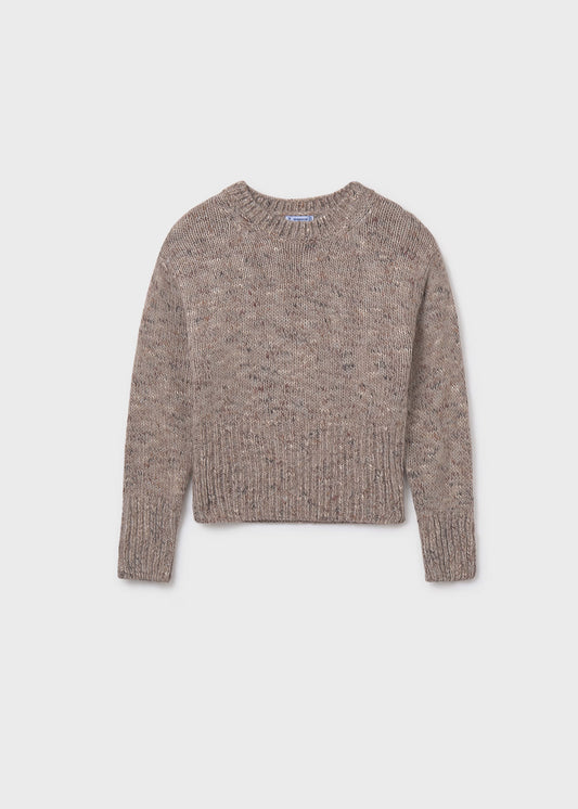 Brown Marled Sweater