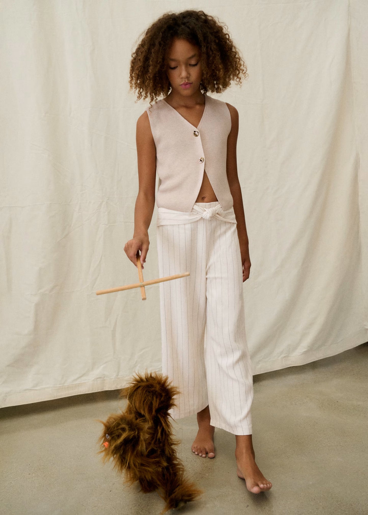 Linen Striped Pants