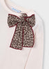 Leopard Print Bow Top