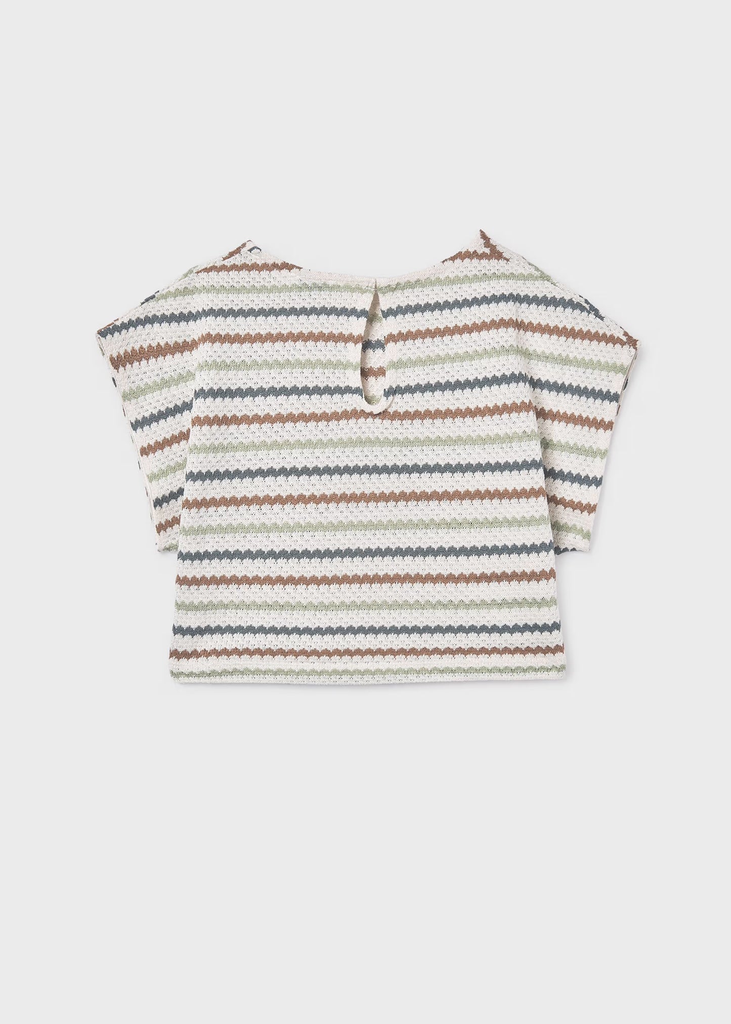 Striped Crochet Top