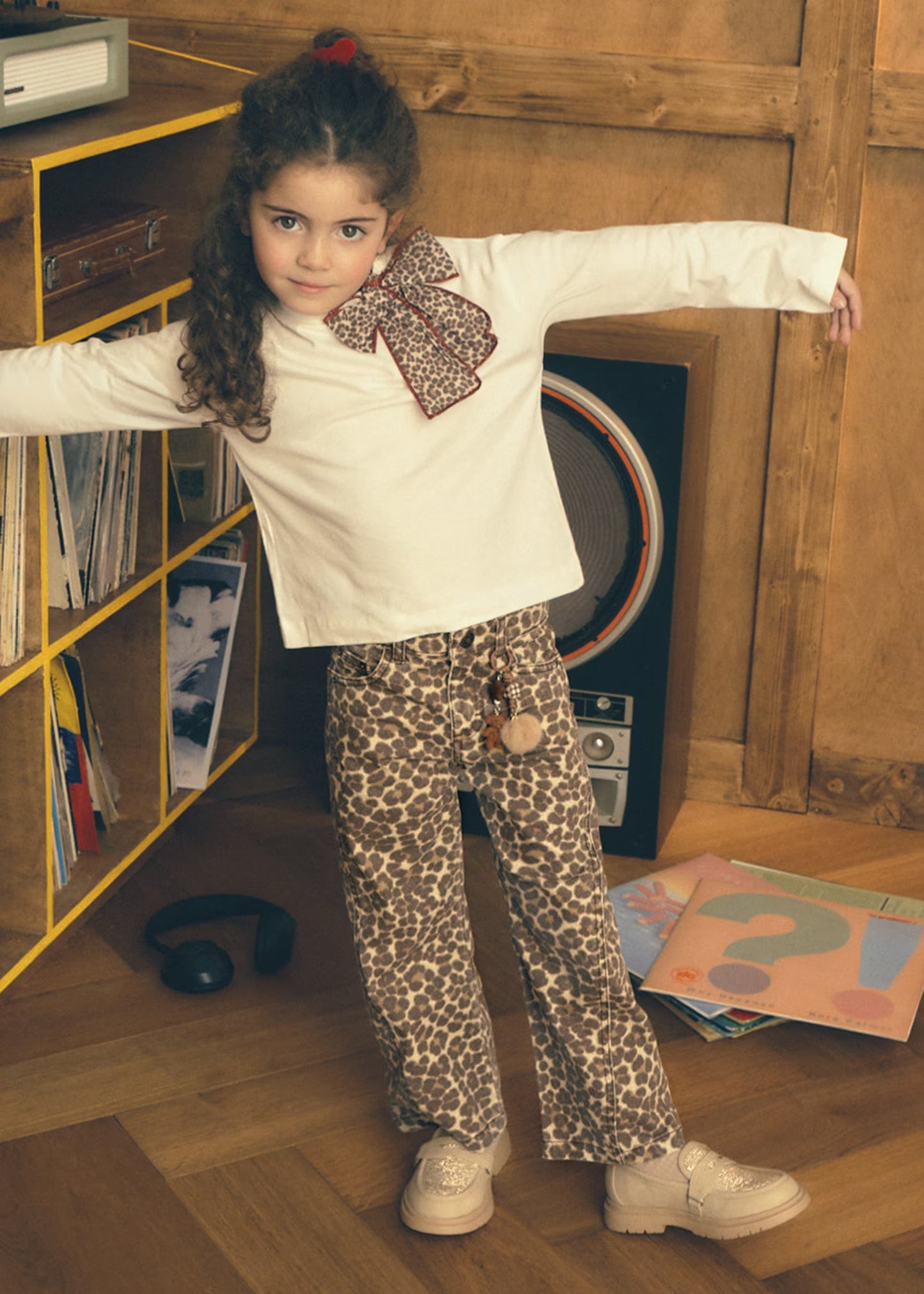 Leopard Print Jeans