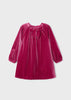 Magenta Sparkle Velour Dress