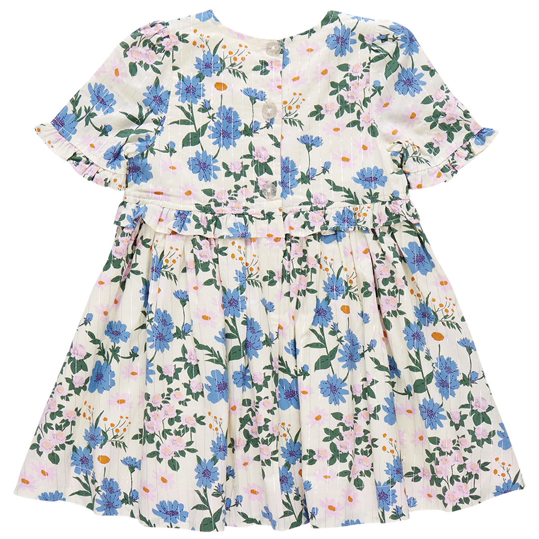 Melon Daisy Floral Raquel Dress