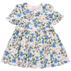 Melon Daisy Floral Raquel Dress