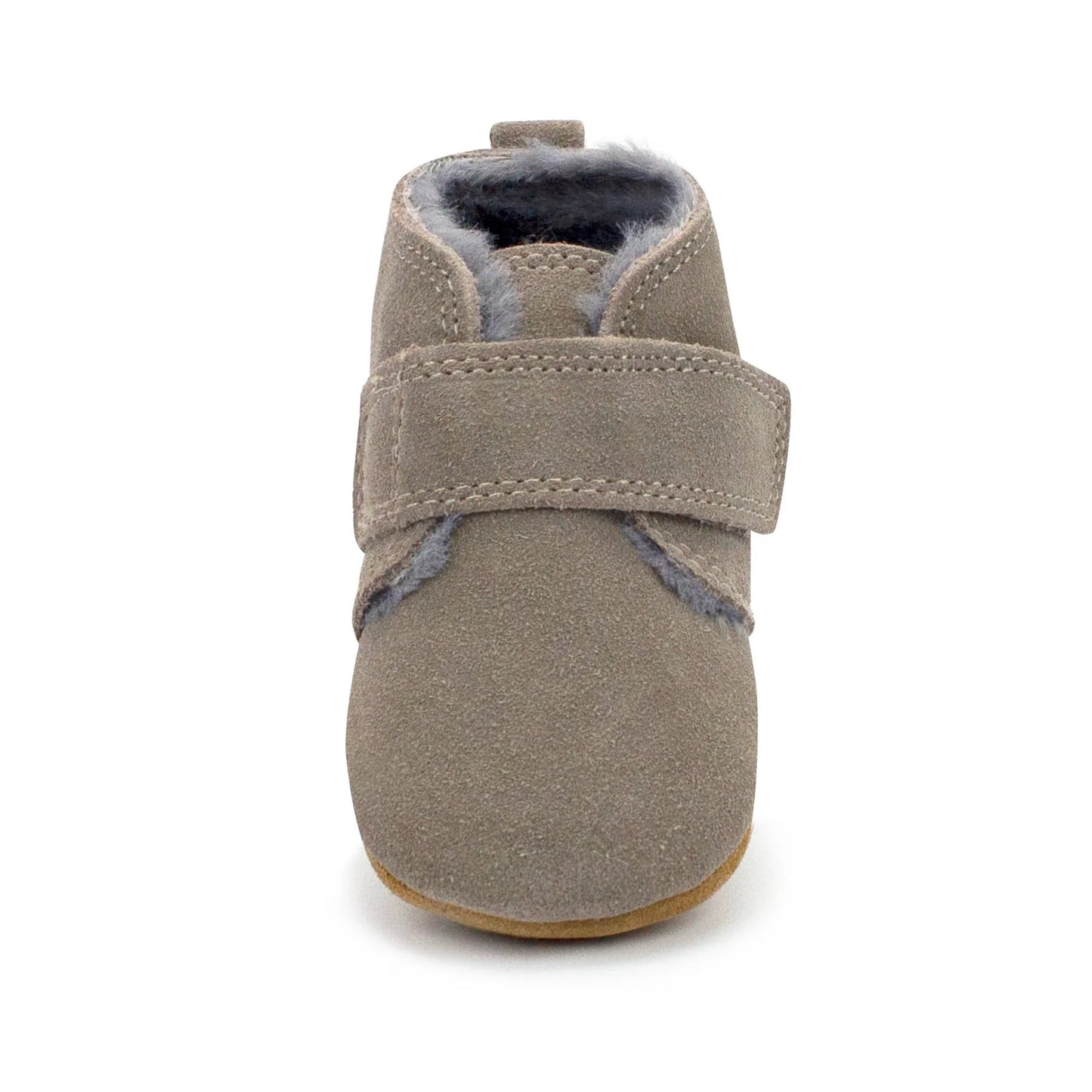 Grey Leather Baby Shoe 100 ACCESSORIES BABY Zutano 