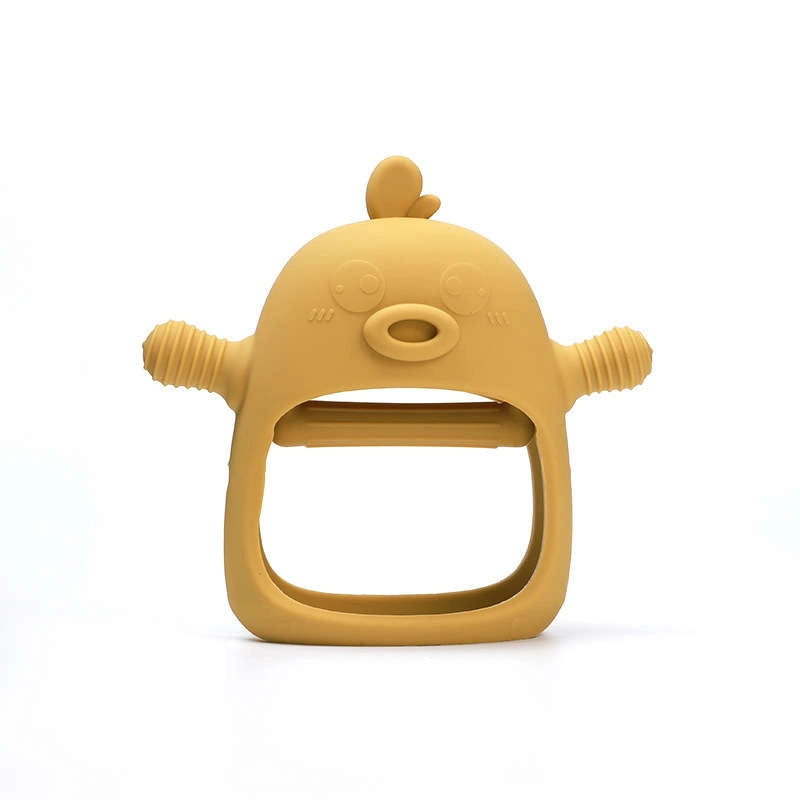 Grippy Baby Silicone Teether 180 BABY GEAR Withgreens Yellow 