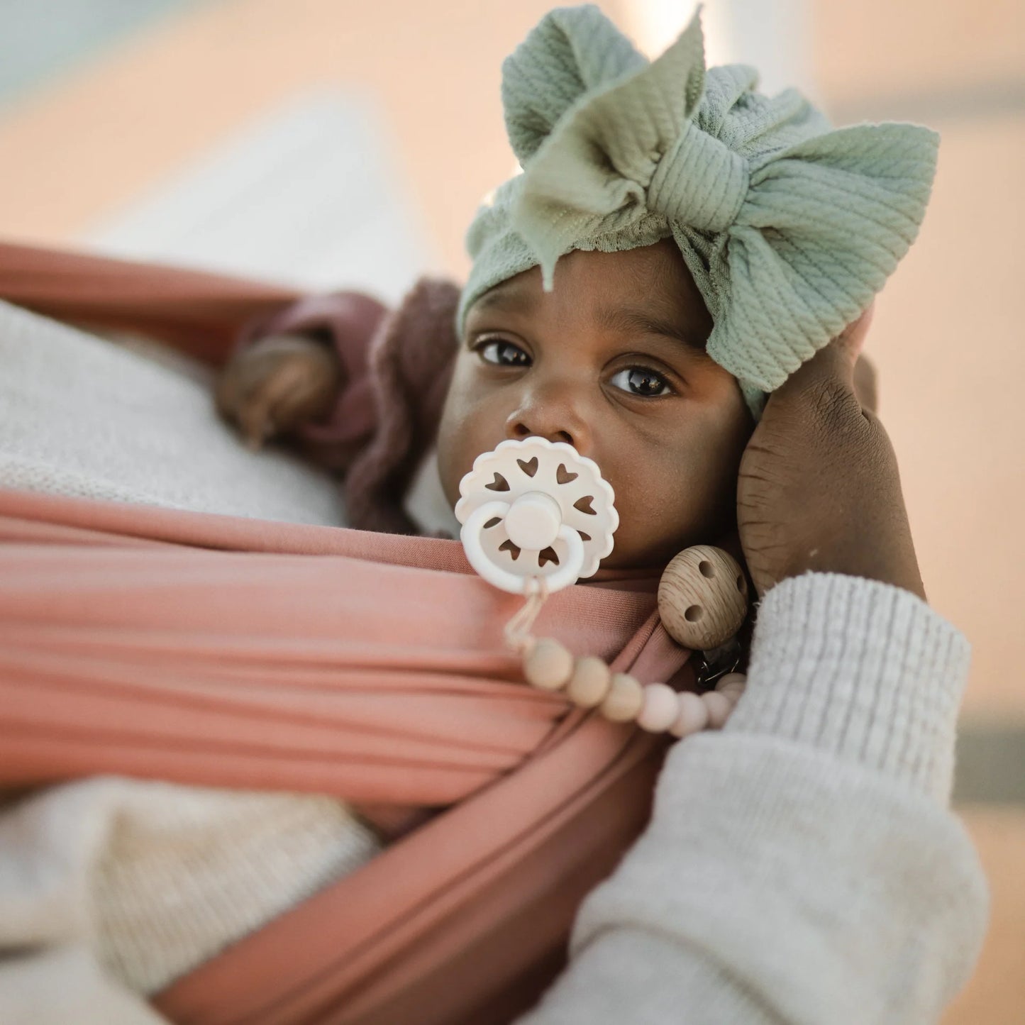 Cinnamon Charm Pacifier Set