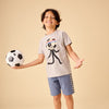Heather Gray Soccer Head Tee