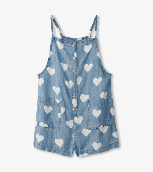 Hearts Slouchy Overall 150 GIRLS APPAREL 2-8 Hatley Kids 3T 