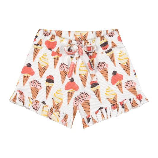 Ice Cream Cone Flutter Shorts 120 BABY GIRLS APPAREL Antebies 3-6m 