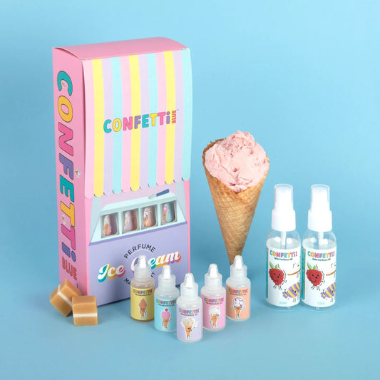 Ice Cream Scented Perfume Making Kit 196 TOYS CHILD Confetti Blue 