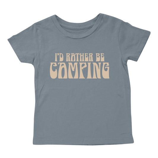 I'd Rather Be Camping Tee 140 BOYS APPAREL 2-8 Tiny Whales 2 