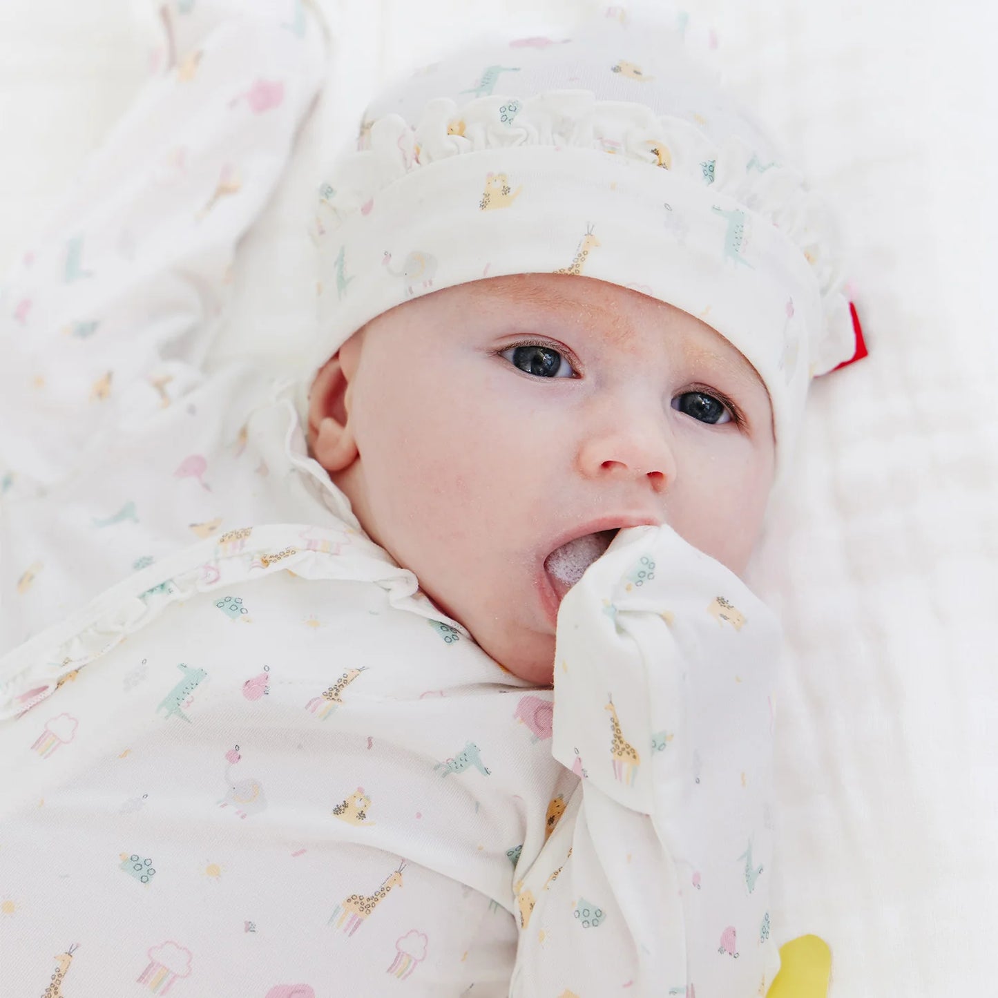 Pink Little Bitty Gown & Hat Set