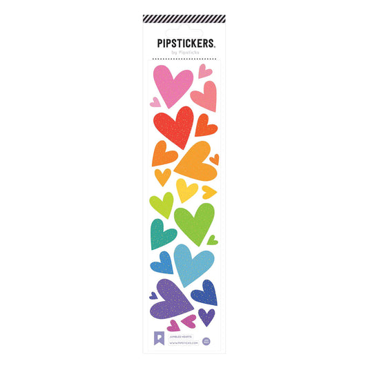 Jumbled Hearts Sticker Sheet 196 TOYS CHILD Pipsticks 