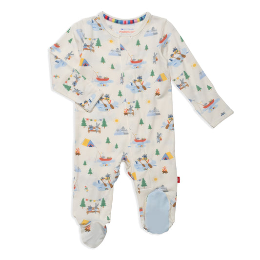 Lake You A Lot Magnetic Footie 130 BABY BOYS/NEUTRAL APPAREL Magnetic Me 