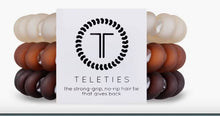 Large Coiled Hair Ties 110 ACCESSORIES CHILD Teleties Mocha Mattes 