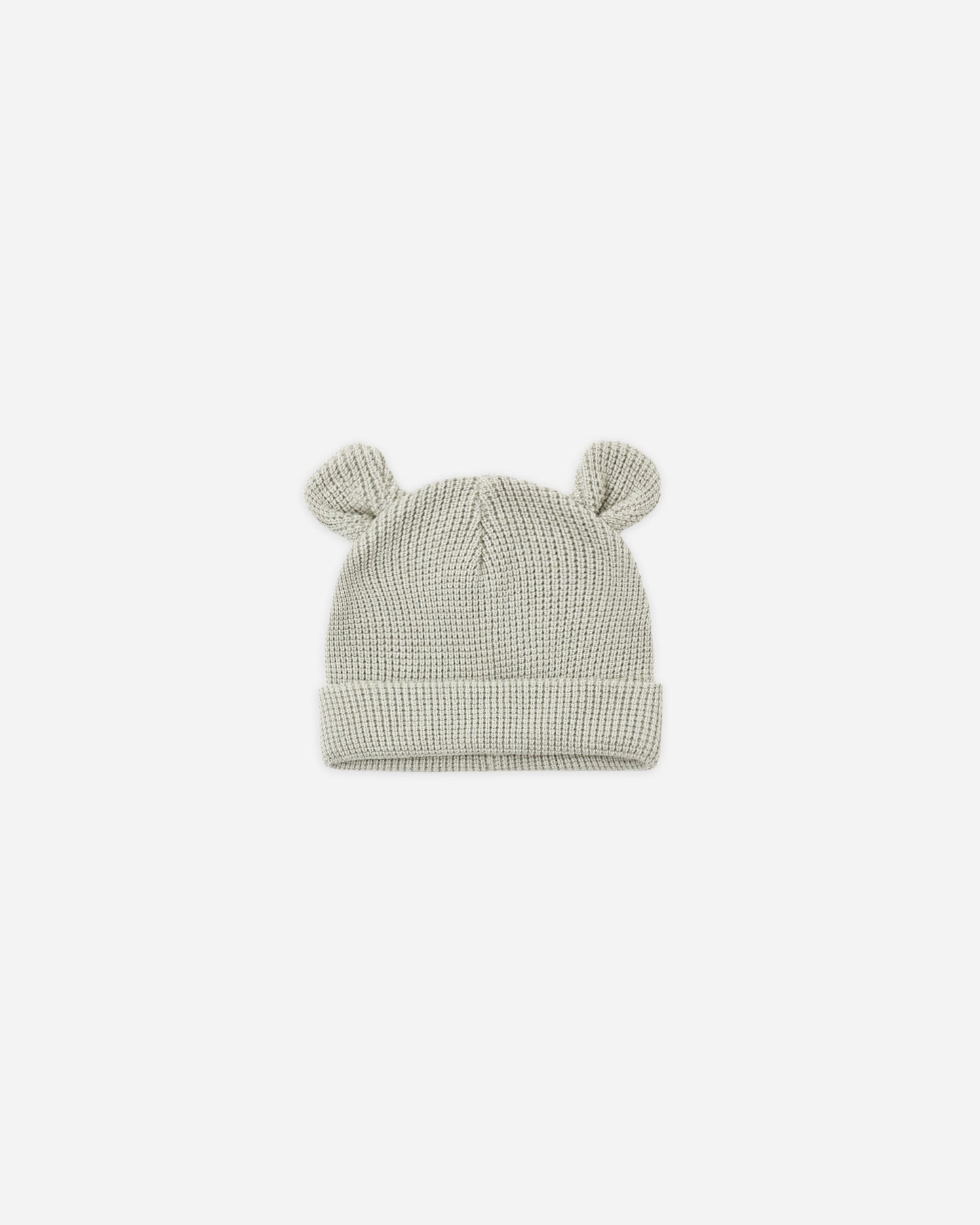 Baby wearing Quincy Mae Laurel baby bear beanie