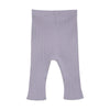 Lavender Grey Rib Leggings 120 BABY GIRLS APPAREL Fixoni 