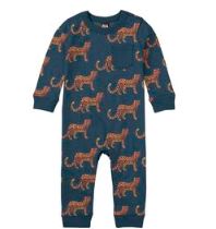 Leopard Pocket Romper 130 BABY BOYS/NEUTRAL APPAREL Tea 3-6m 