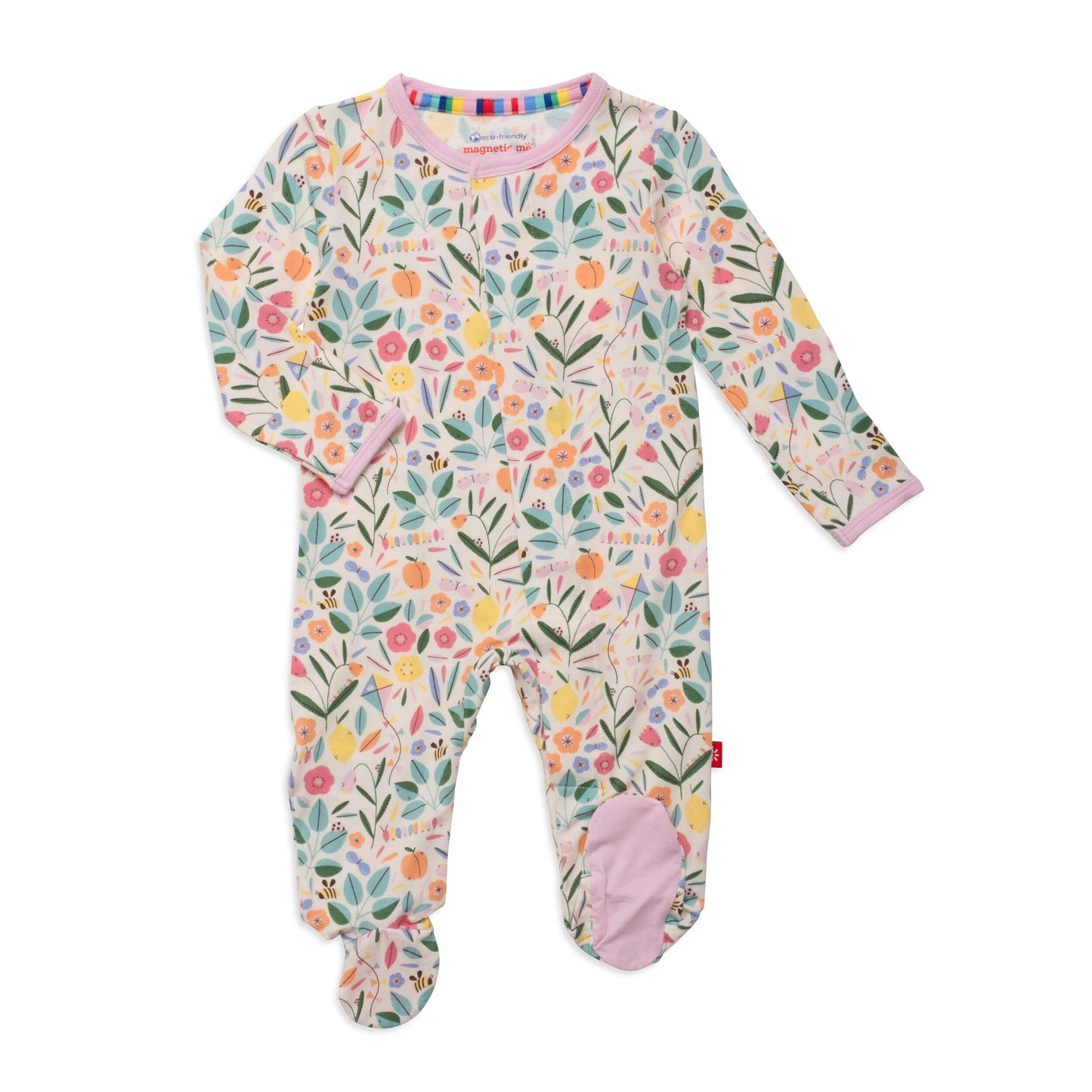 Life's Peachy Magnetic Footie 120 BABY GIRLS APPAREL Magnetic Me 