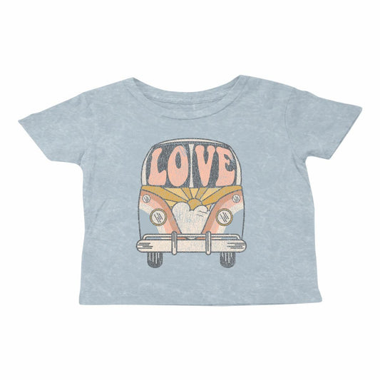 Love Bus Boxy Tee 160 GIRLS APPAREL TWEEN 7-16 Tiny Whales 7 