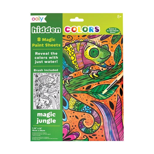 Magic Jungle Hidden Color Paint Sheets 196 TOYS CHILD Ooly 