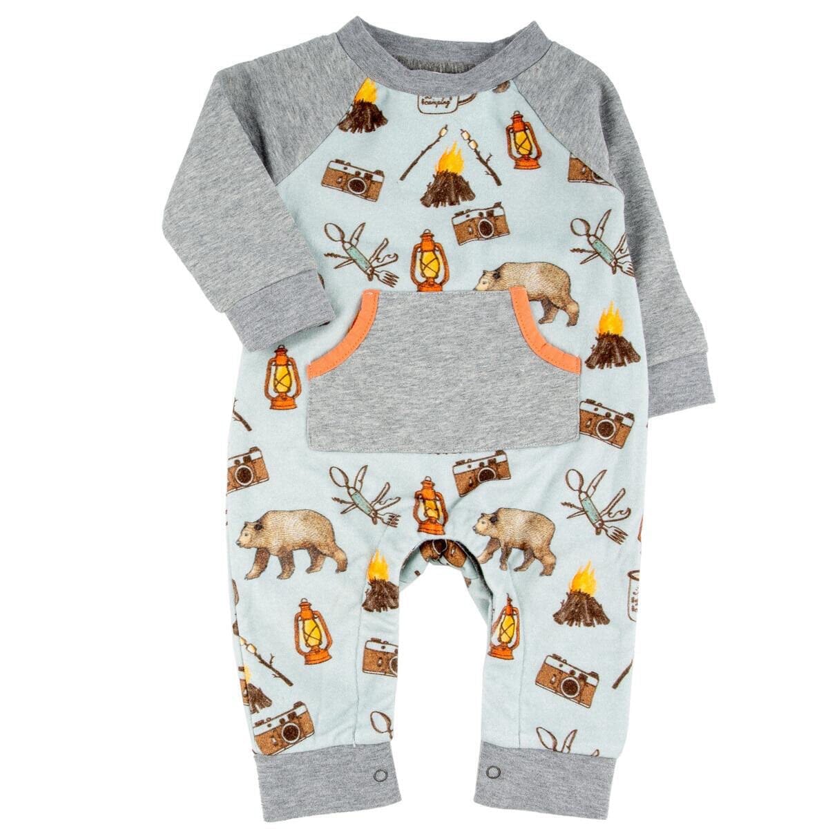 MIKI MIETTE MEN Baby Boys Rompers Big Bear Henry Romper Baby Boys Rompers MIKI MIETTE 