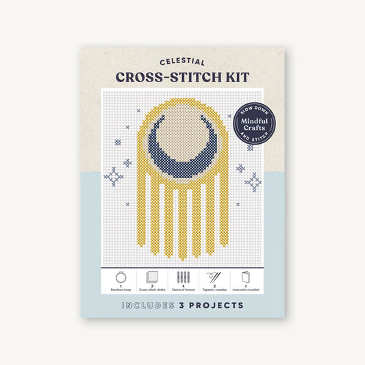 Mindful Crafts: Celestial Cross Stitch 196 TOYS CHILD Chronicle Books 