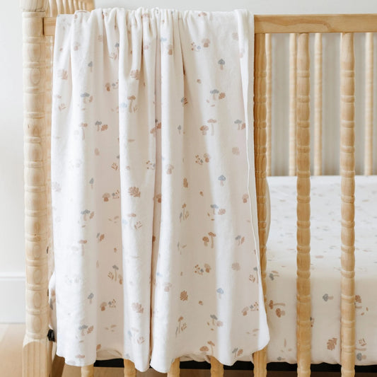 Mushroom Stretch Luxe Swaddle