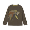 MINYMO BOYS Tops Brown Bear Textured Top Tops MINYMO 