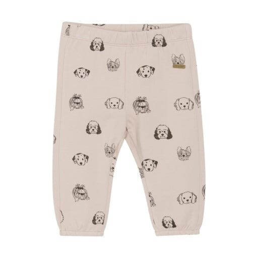 MINYMO WOMEN Baby Girls Pants Pink Puppies Sweatpants Baby Girls Pants MINYMO 