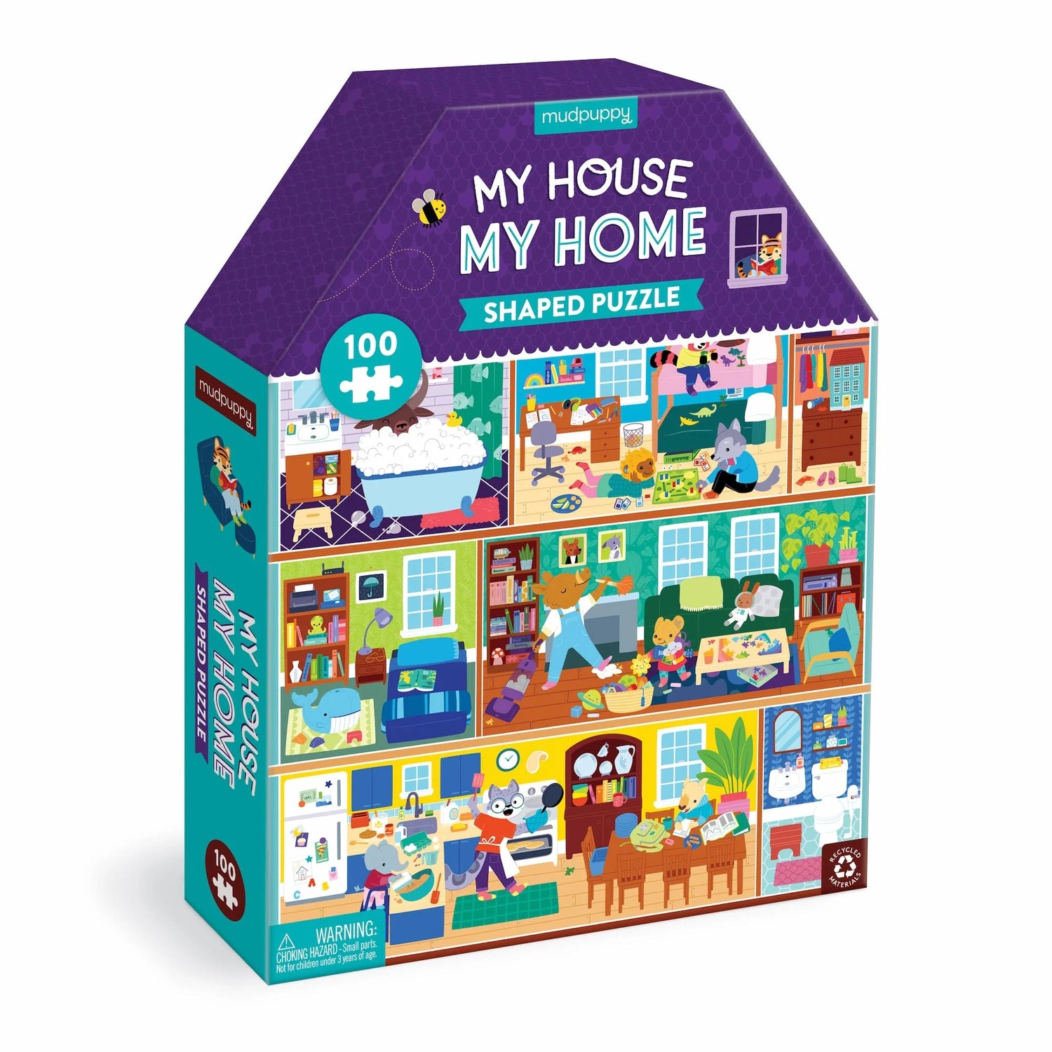 My House, My Home 100 Piece Puzzle 196 TOYS CHILD Mudpuppy 