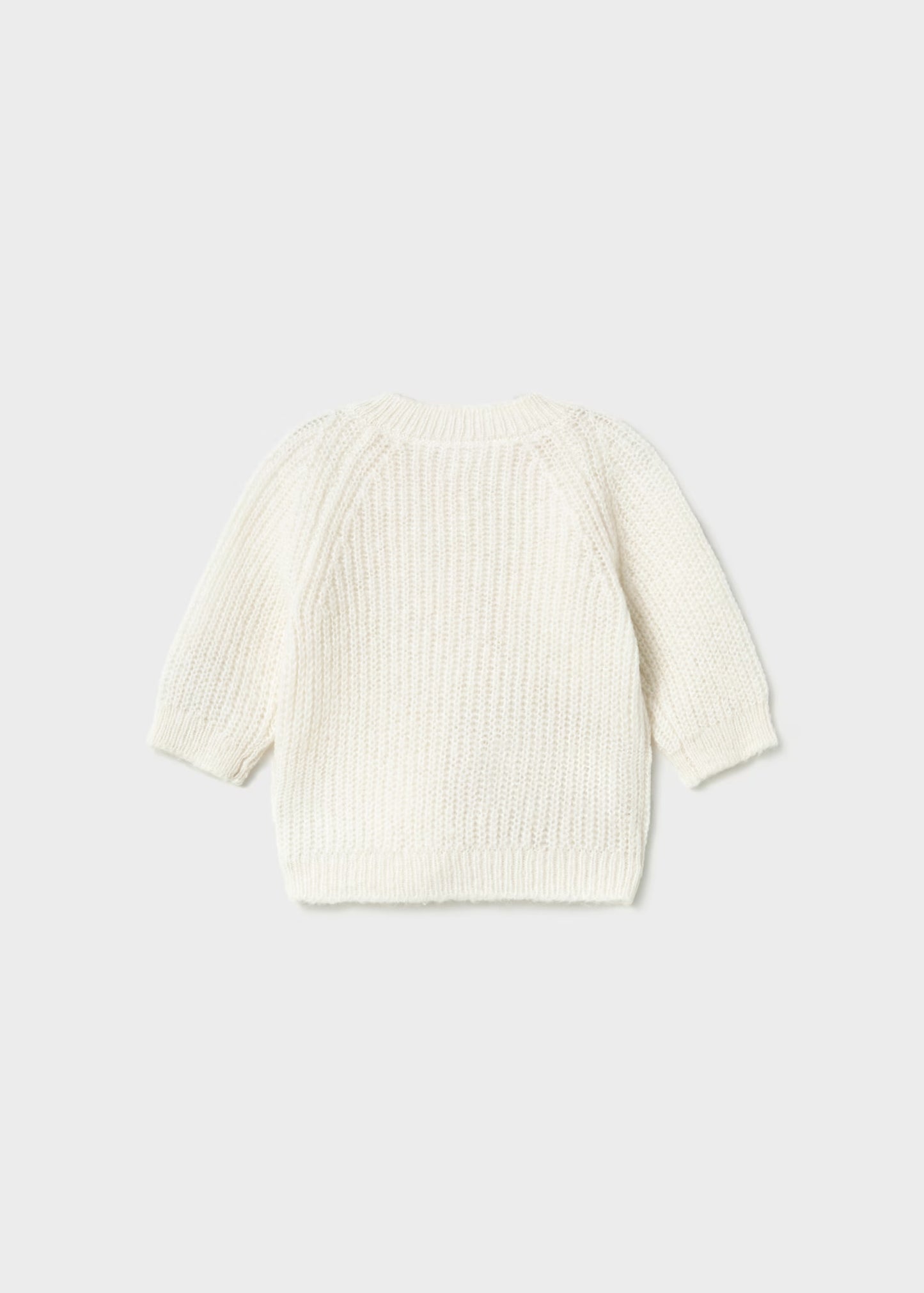 Cream Soft Pocket Cardigan