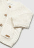 Cream Soft Pocket Cardigan