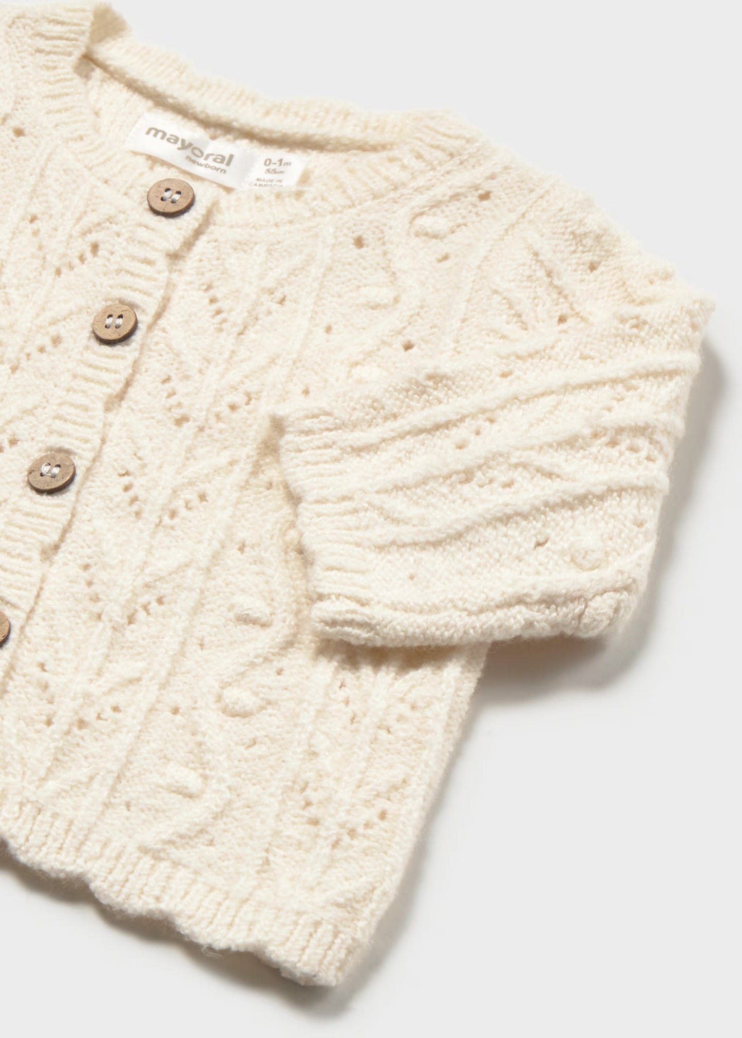Cream Soft Cardigan
