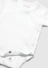 White Pointelle Kimono Onesie