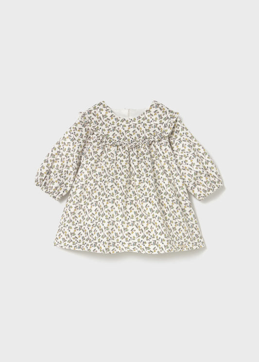 Olive Floral Soft Dress