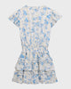 Blue Tassel Floral Dress