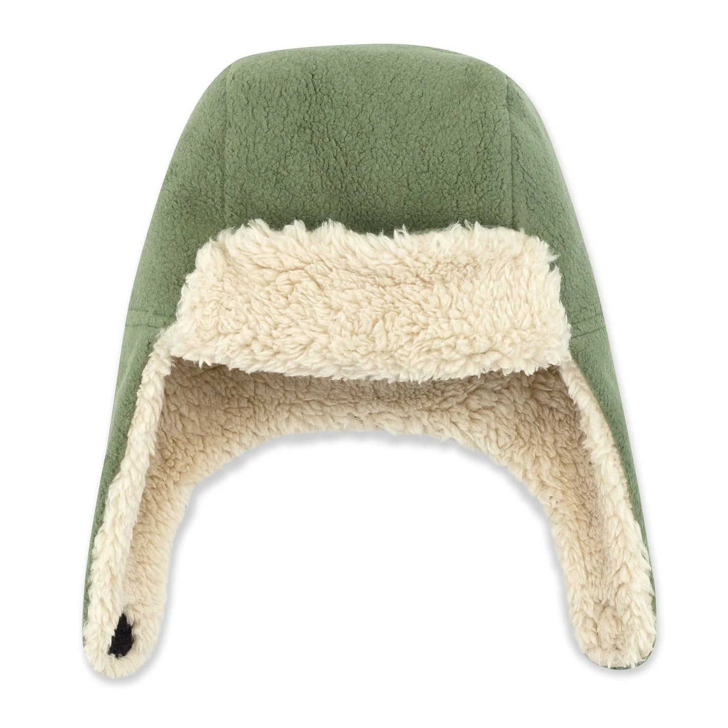 Olive Furry Fleece Trapper Hat 100 ACCESSORIES BABY Zutano 