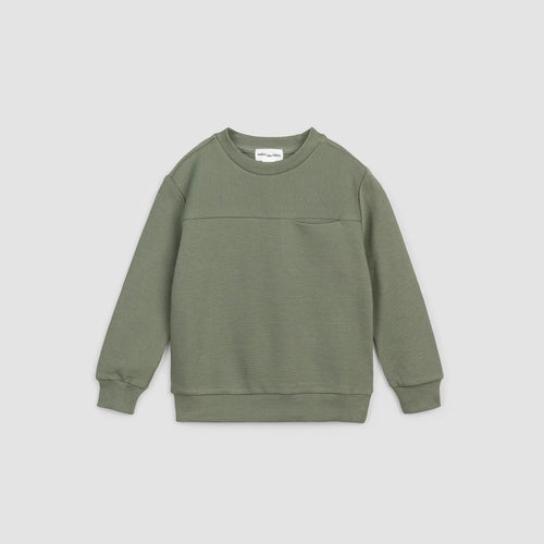 Olive Green Sweatshirt 140 BOYS APPAREL 2-8 Miles 2T 
