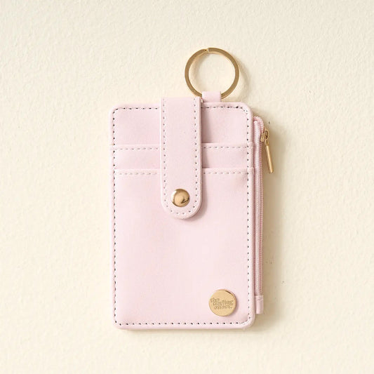 Pale Pink Keychain Wallet 110 ACCESSORIES CHILD The Darling Effect 