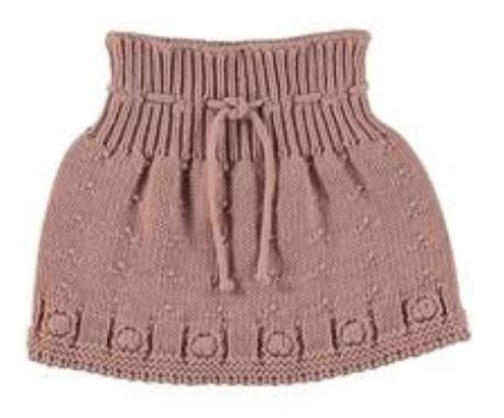 Pale Rose Knit Skirt 120 BABY GIRLS APPAREL Li & Me 3m 