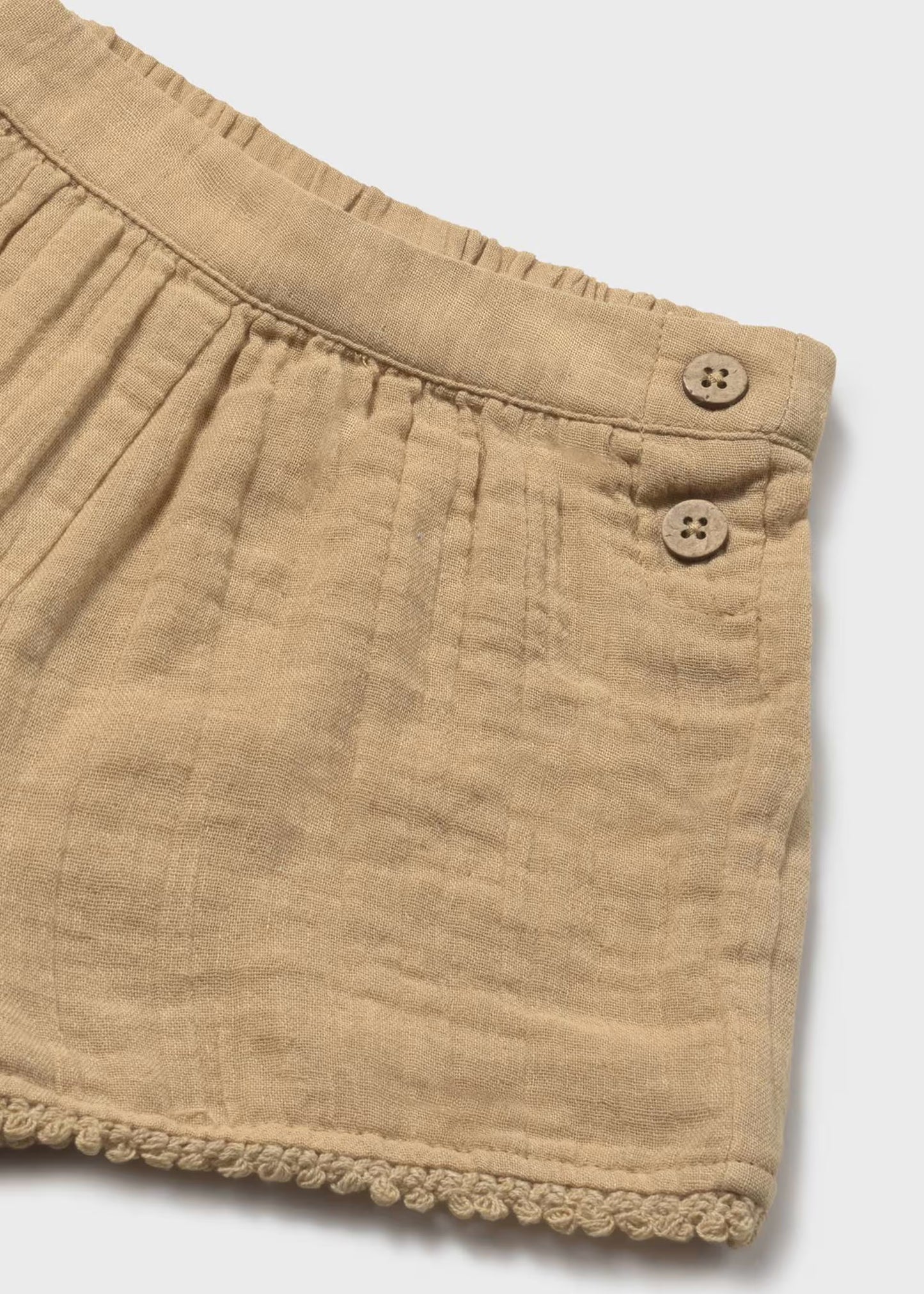 Tan Trim Shorts