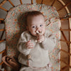 Pastel Blooms Muslin Crib Sheet 180 BABY GEAR Mushie 