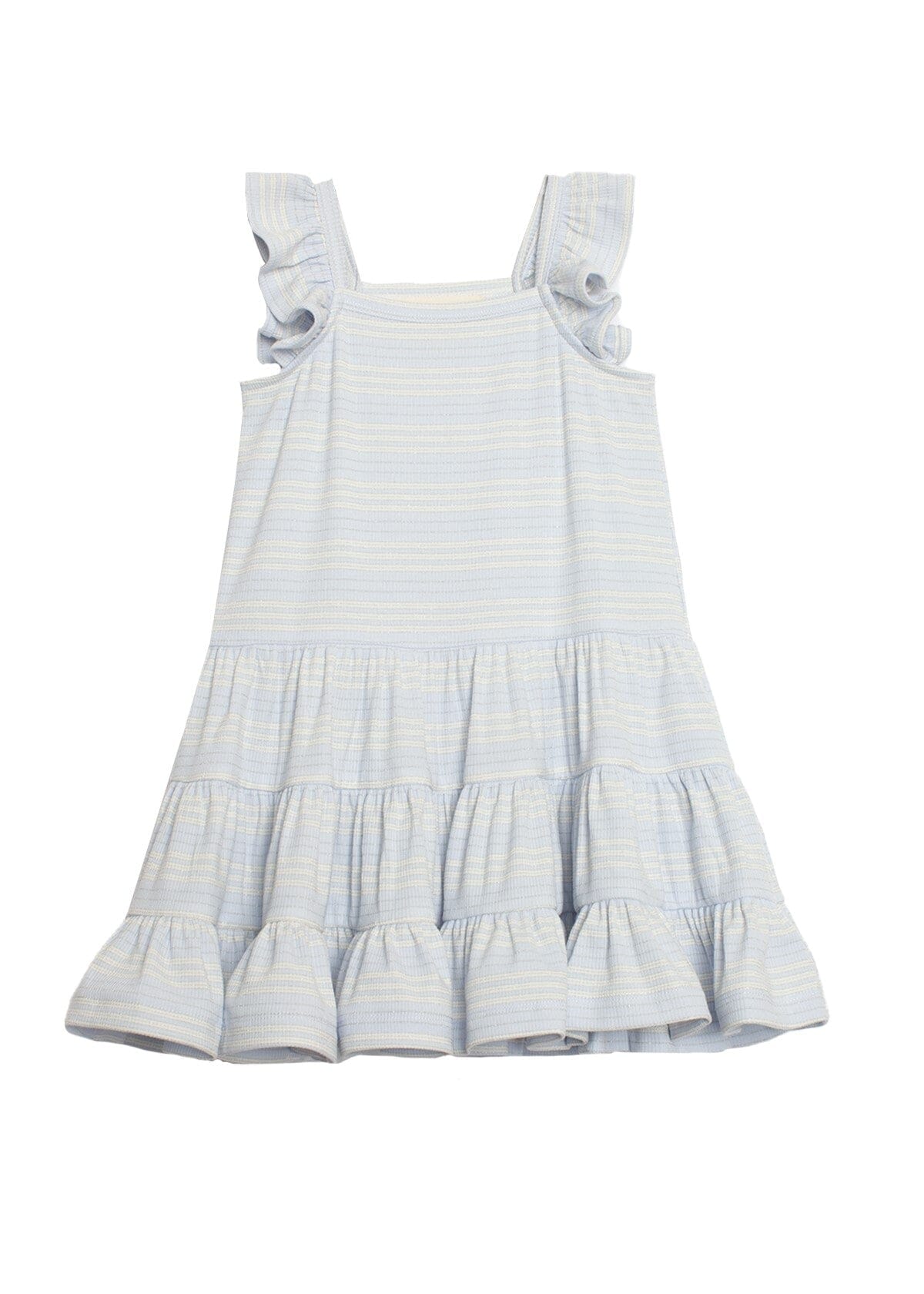 Payton Blue Stripes Dress 150 GIRLS APPAREL 2-8 Isobella & Chloe 