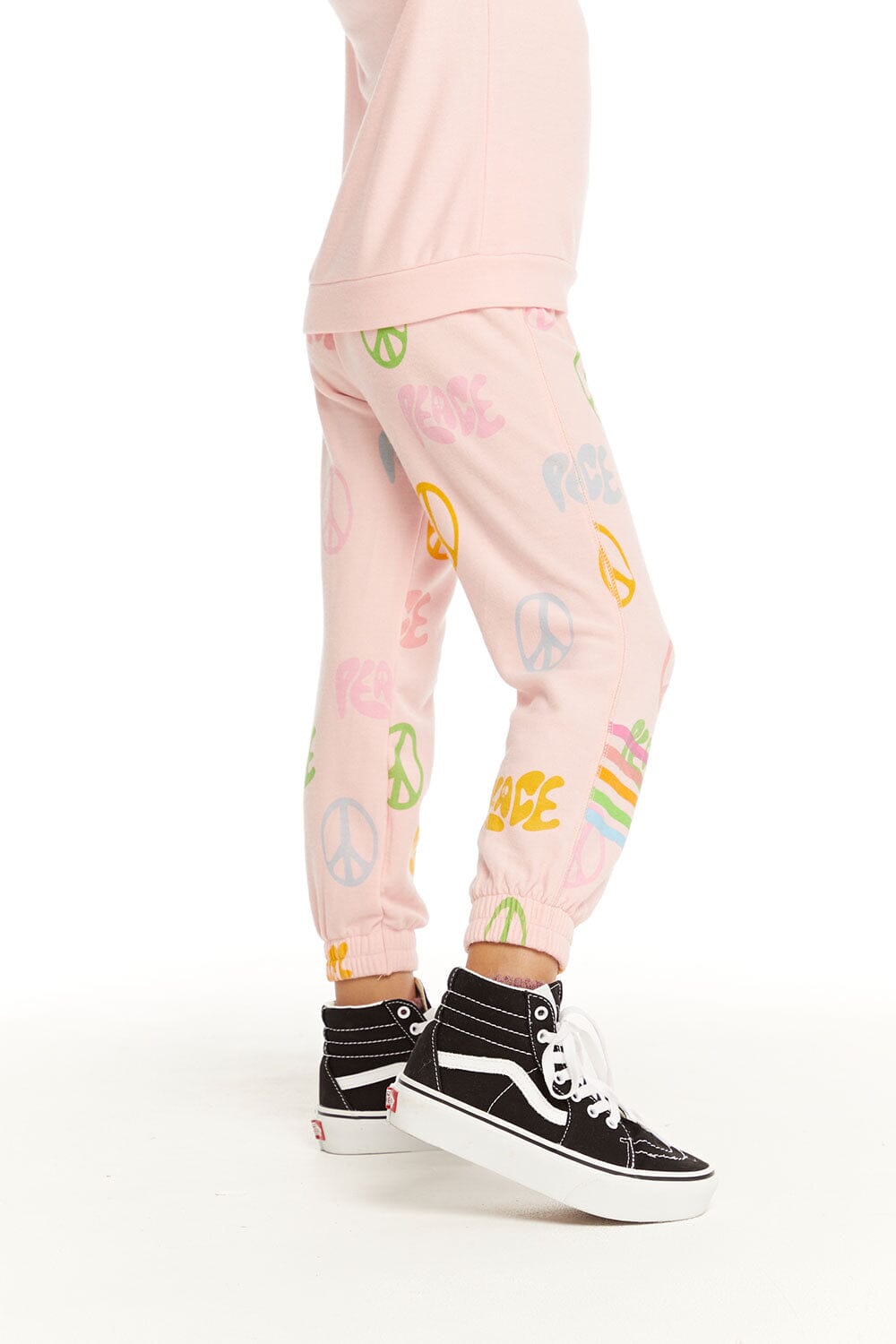 Peace Pink Joggers 150 GIRLS APPAREL 2-8 Chaser 